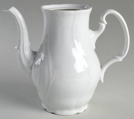 Bernadotte White-No Trim Coffee Pot No Lid