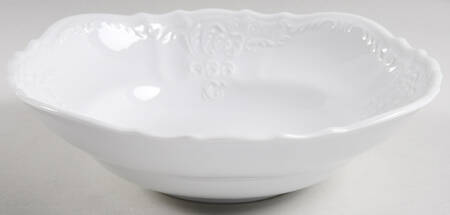 Bernadotte White-No Trim 8" Round Vegetable Bowl