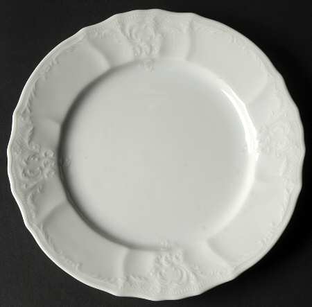 Bernadotte White-No Trim Salad Plate