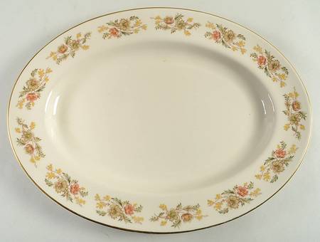 Autumn 15" Oval Serving Platter