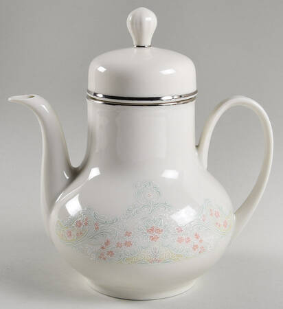Brocade Teapot & Lid