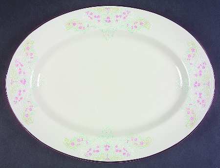 Brocade 12" Oval Serving Platter