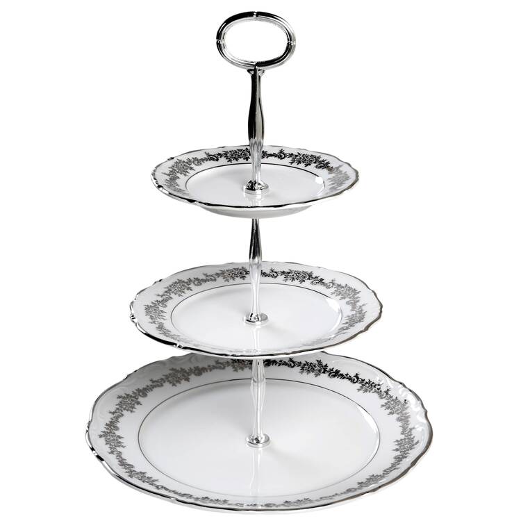 Corsage 13 7/8"-14 1/4" 3-Tiered Serving Tray(DP,SP,BB) HC