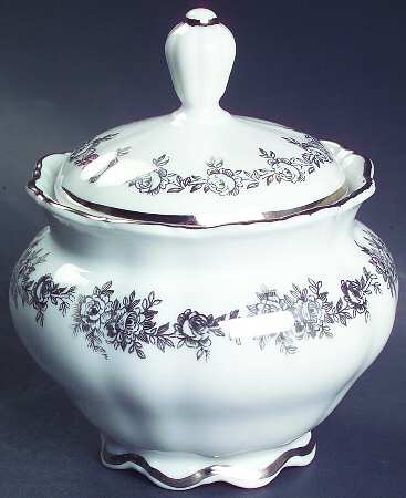 Corsage Mini Sugar Bowl & Lid