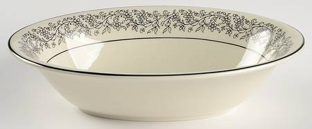 Donna Marie 9" Oval Vegetable Bowl