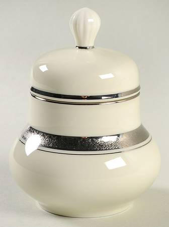 Renee (Platinum) Sugar Bowl & Lid