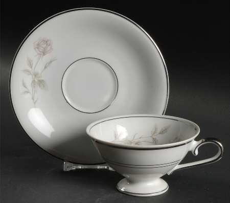 Rosemont Footed Cup & Saucer Set