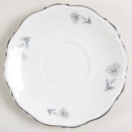 Summertime (1 Large Floral Spray) Saucer for Footed Cup
