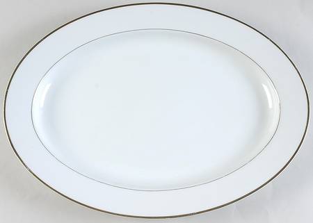 Liana Gold 16" Oval Serving Platter