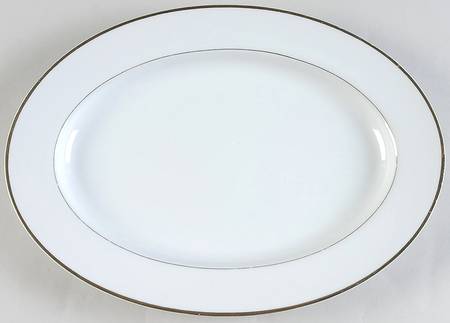 Liana Gold 12" Oval Serving Platter
