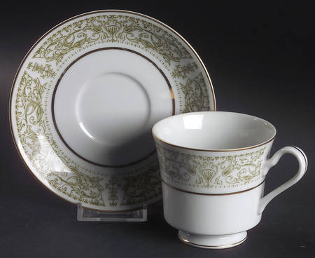 Romance Footed Cup & Saucer Set