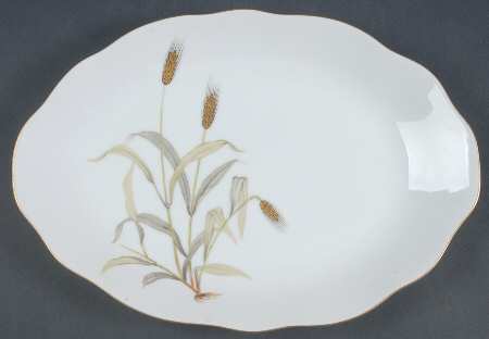 Goldenwheat 12" Oval Serving Platter