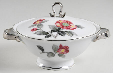 Peony Sugar Bowl & Lid by Bellaire
