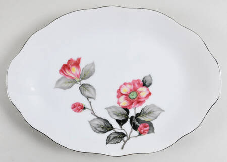 Peony 12" Oval Serving Platter by Bellaire