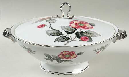 Peony Round Covered Vegetable by Bellaire