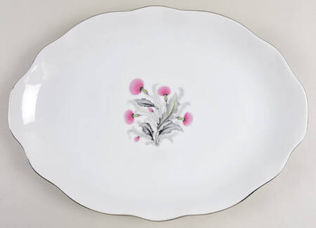 Thistle 16" Oval Serving Platter by Bellaire