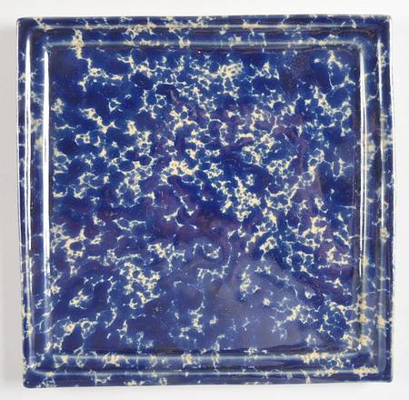 Agate Blue Square Tea Tile
