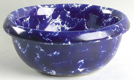 Agate Blue Individual Open Soup