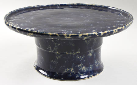 Agate Blue 11" Diameter Pedestal Cake Stand