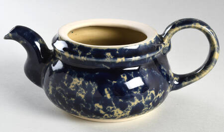 Agate Blue Small Teapot No Lid