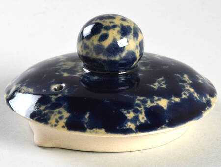 Agate Blue Lid for Small Teapot