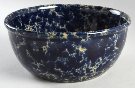 Agate Blue 9" Salad Serving Bowl by Bennington Potters