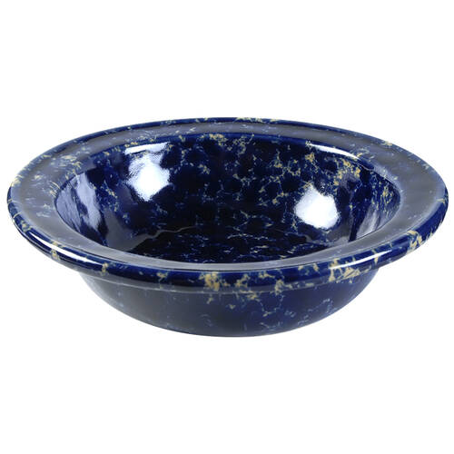 Agate Blue 10" Round Vegetable Bowl by Bennington Potters