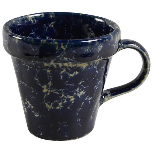 Agate Blue Mug Shaped Flower Pot