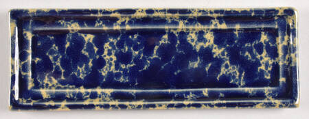 Agate Blue Spoon Rest/Holder (Holds 1 Spoon)