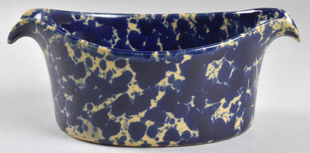 Agate Blue Gravy Boat