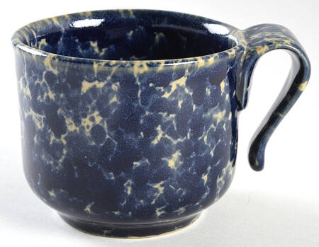 Agate Blue Soup Mug