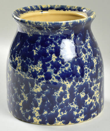 Agate Blue 7" Storage Jar No Lid