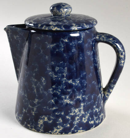 Agate Blue Coffee Pot & Lid