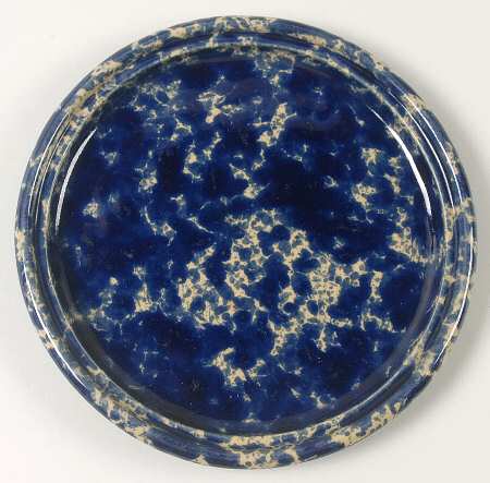 Agate Blue Salad Plate