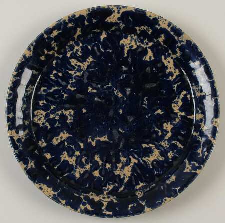 Agate Blue Dinner Plate by Bennington Potters