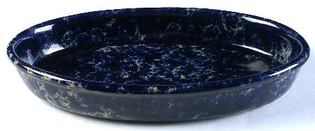 Agate Blue 13" Oval Baker