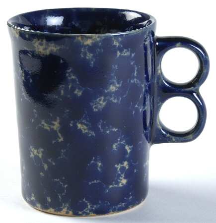 Agate Blue Double Finger Mug by Bennington Potters