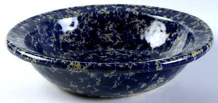 Agate Blue 12" Large Salad Serving Bowl