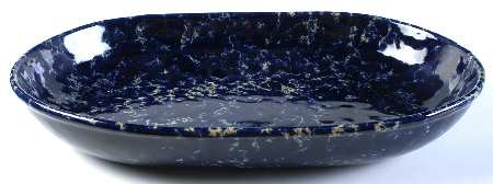 Agate Blue 18" Oval Baker