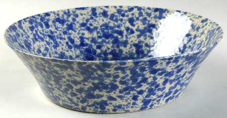 Agate Blue 9" Round Vegetable Bowl