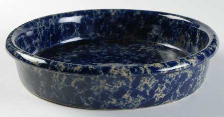 Agate Blue 10" Round Baker