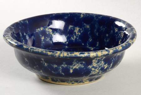 Agate Blue Rim Fruit/Dessert (Sauce) Bowl