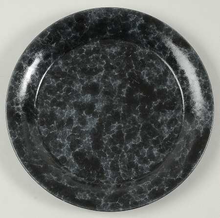 Agate Black Slate Luncheon/Salad Plate