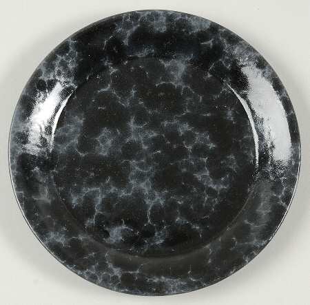 Agate Black Slate Bread & Butter Plate