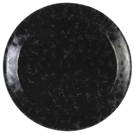 Agate Black Slate Dinner Plate