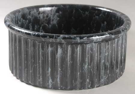 Agate Black Slate 8" Souffle