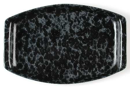 Agate Black Slate 14" Rectangular Serving Platter