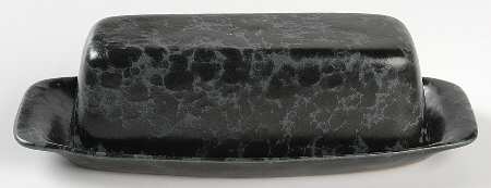 Agate Black Slate 1/4 Lb Covered Butter