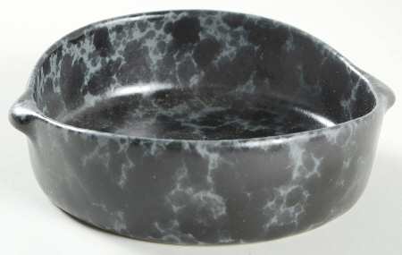 Agate Black Slate Lugged Fruit/Dessert (Sauce) Bowl