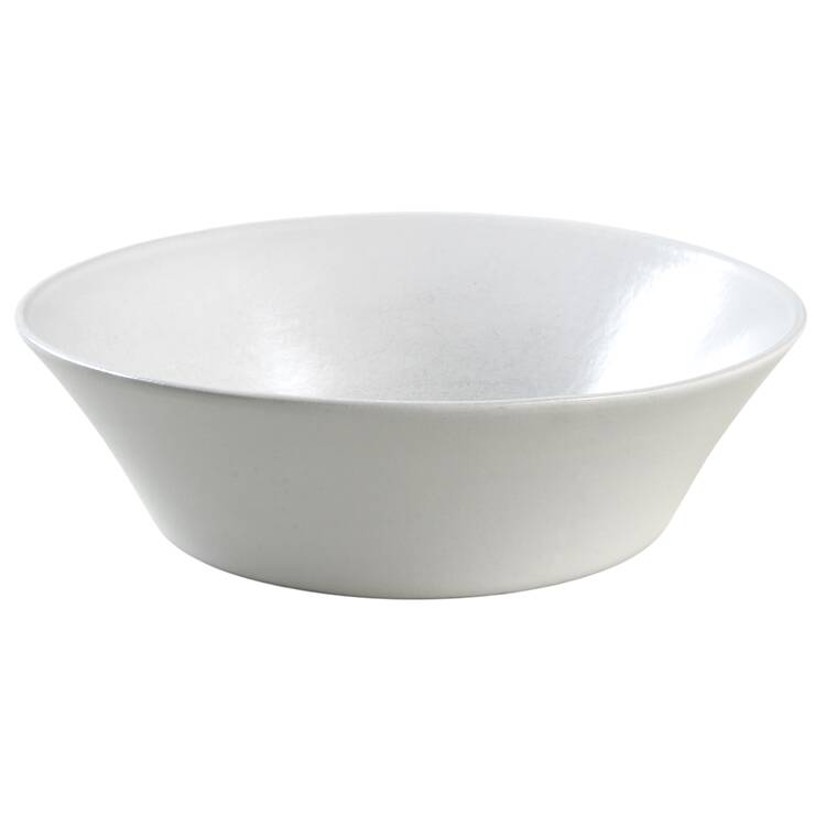 White 9" Round Vegetable Bowl by Bennington Potters